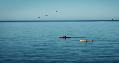 Paseo en kayak por la costa