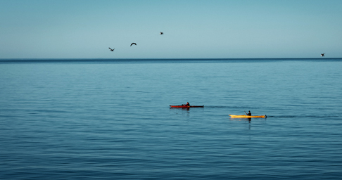 Navegación en kayak